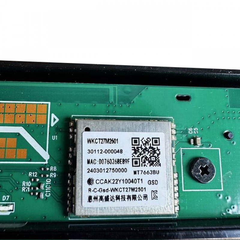 Μονάδα κουμπιoύ ενεργοποίησης και wifi WKCT27M2501 τηλεόρασης TCL 43P655