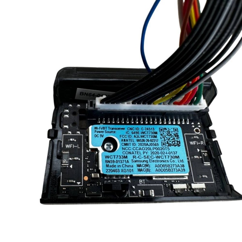 Μονάδα Wifi Bluethooth Κουμπιών Λειτουργίας BN59-01371A WCT733M Τηλεόρασης Samsung UE50AU7172UXXH
