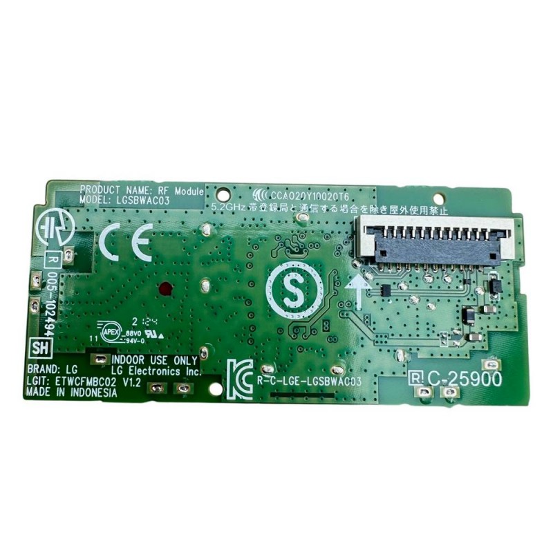 Μονάδα WiFi Bluetooth EAT65166902 Τηλεόρασης LG 55NANO756PR