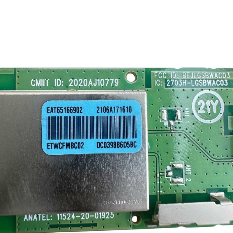 Μονάδα WiFi Bluetooth EAT65166902 Τηλεόρασης LG 55NANO756PR