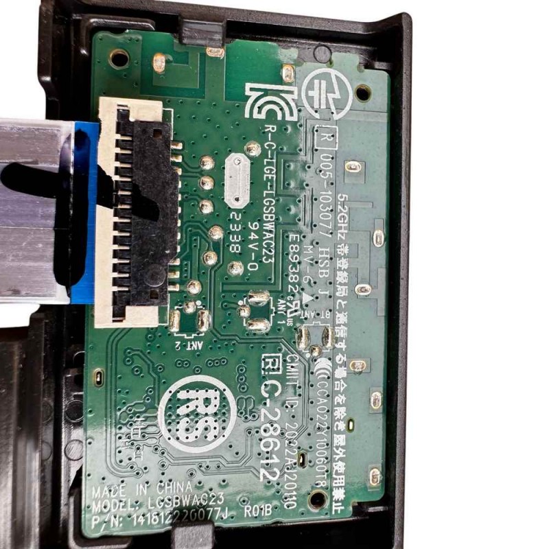 Mονάδα Wifi Blyethooth IR και κουμπί λειτουργίας Τηλεόρασης LG 50UR78006LK