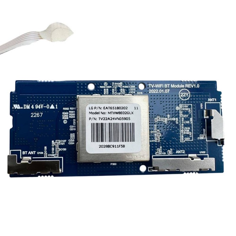 Μονάδα WiFi BT Κουμπί Ενεργοποίησης EBR31871 EAT65180202 Τηλεόρασης  LG 55NANO766QA