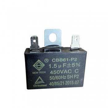 Πυκνωτής Ανεμιστήρα  1.5μF 450VAC CBB61-P2 Αφυγραντήρα Izzy DKB20EI