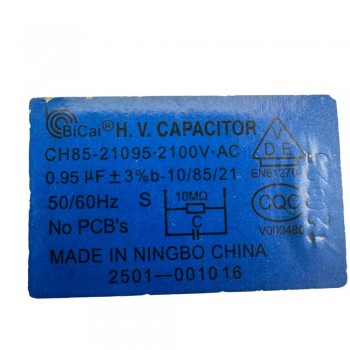 Πυκνωτής Υψηλής Τάσης 0.95μF 2100V AC Φούρνου Μικροκυμάτων Samsung MW711K