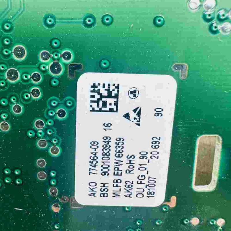 Πλακέτα Ελέγχου Πλυντηρίου Ρούχων Pitsos WNP1200E824-24