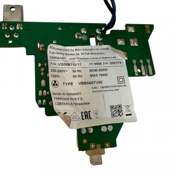 Πλακέτα Σκούπας Bosch VBBS607V00