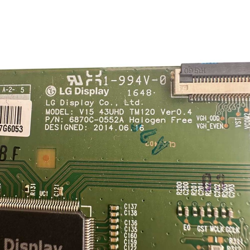 Πλακέτα T-con 6870C-0552A Τηλεόρασης Philips 43PUT6101-12