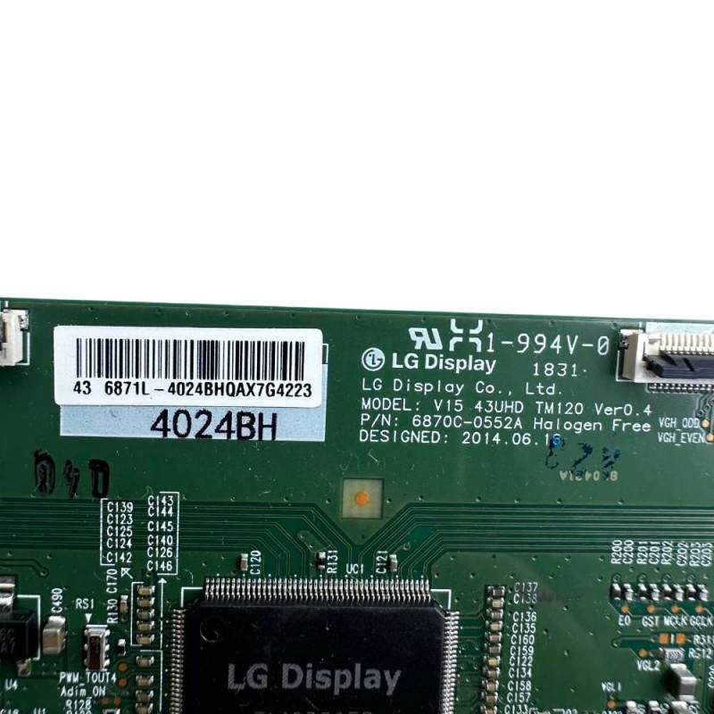 Πλακέτα T-con 870C-0552A Τηλεόρασης FU FL2D4306UH