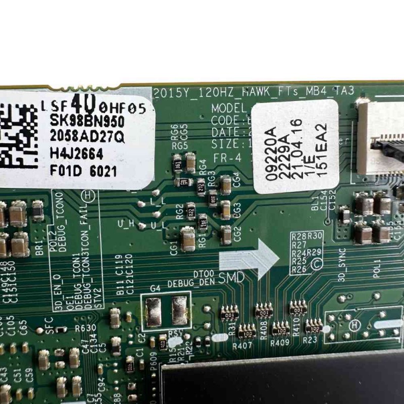 Πλακέτα T-con LSF400HF05 SK98BN950 Τηλεόρασης Samsung UE40J6300AW