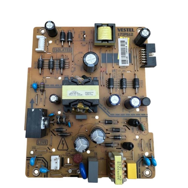 Πλακέτα Τροφοδοσίας 17IPS12 23321125 Τηλεόρασης JVC 40V550