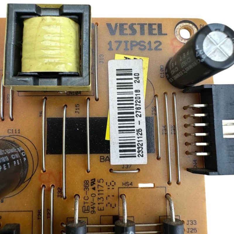 Πλακέτα Τροφοδοσίας 17IPS12 23321125 Τηλεόρασης JVC 40V550