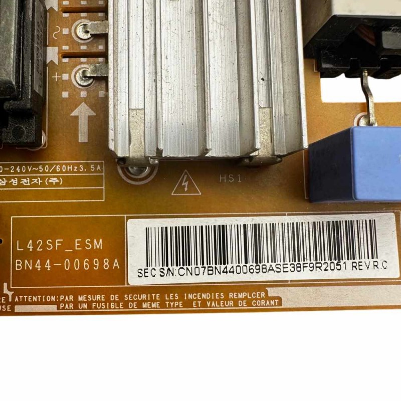 Πλακέτα Τροφοδοσίας  BN44-00698A Τηλεόρασης Samsung UE40H5000AW