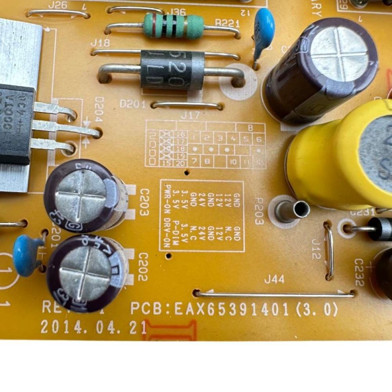 Πλακέτα Τροφοδοσίας EAX65391401 (3.0) GP32-14PL1 Τηλεόρασης LG 32LB5800-ZM
