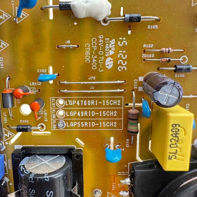 Πλακέτα Τροφοδοσίας EAX66203101, 63688910 Τηλεόρασης LG