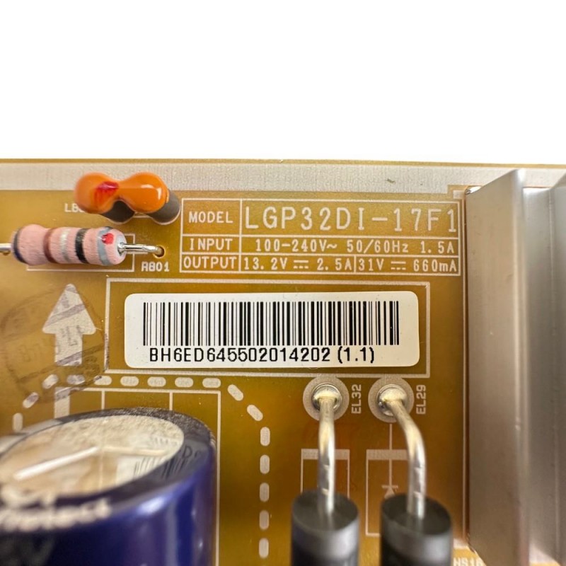 Πλακέτα Τροφοδοσίας EAX67302701 EAY64550201 LGP32DI-17F1 LG 32LV341H-ZA