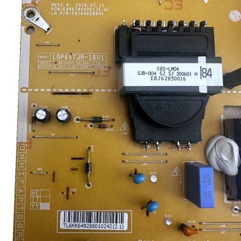 Πλακέτα Τροφοδοσίας EAX67805001 Τηλεόρασης LG 65UN71006LB