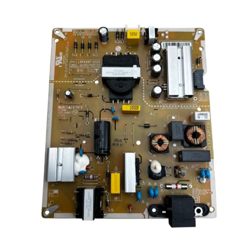 Πλακέτα Τροφοδοσίας EAX69502103 (1.0)  EAY65895567 LGP43NT-21U1 Τηλεόρασης LG 43UR78006LK