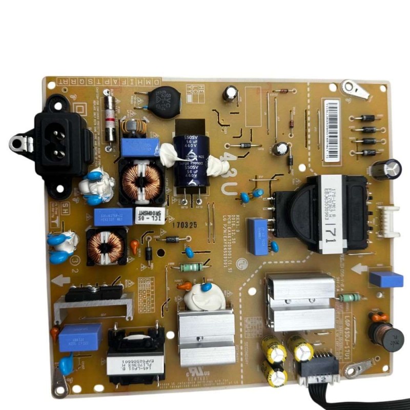 Πλακέτα Τροφοδοσίας EAY64529501 LGP43DJ-17U1 Τηλεόρασης LG 43UJ630V