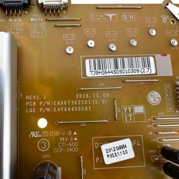 Πλακέτα Τροφοδοσίας GP55L-17UL6 EAY64450501 Τηλεόρασης LG 55UJ6540
