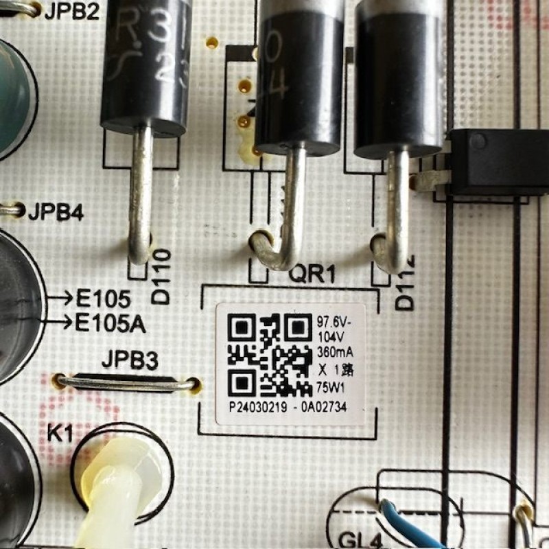 Πλακέτα τροφοδοσίας P24030219-0A02734, PW.A100W2.772 τηλεόρασης TCL 43P655