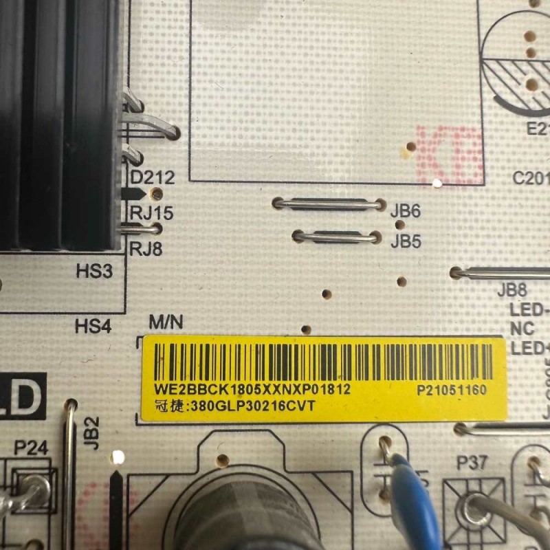 Πλακέτα Τροφοδοσίας PW.128W2.982 380GLP30216CVT Τηλεόρασης Xiaomi L43M6-6AEU