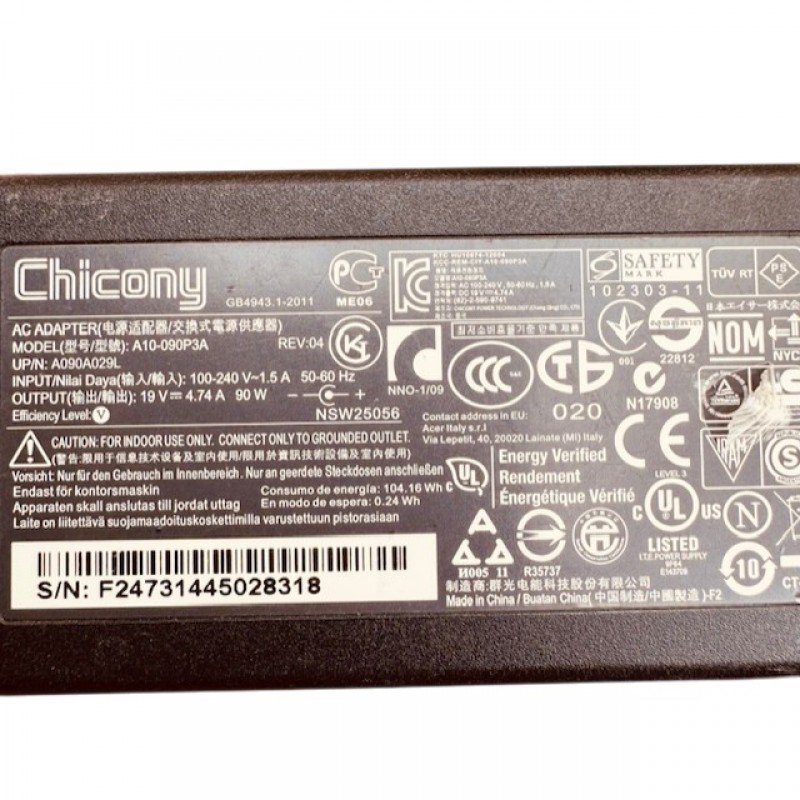 Τροφοδοτικό 19V 4.74A Chicony A10-090P3A