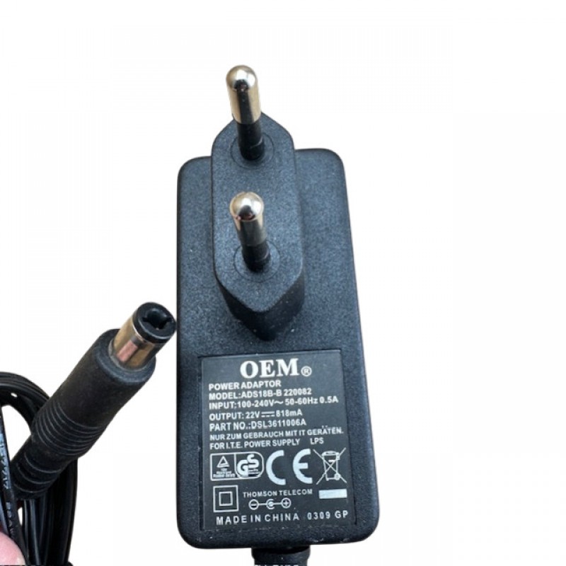 Τροφοδοτικό 22V 818mA ADS18B-B 220082