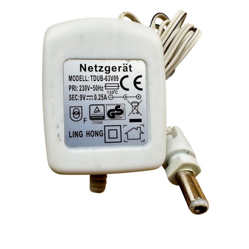 Τροφοδοτικό 9V 0.25A NETZGERAT TDUB-63V09
