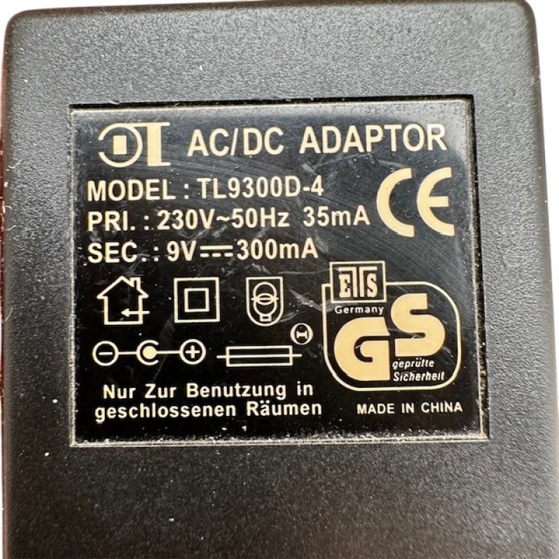 Τροφοδοτικό 9V 0.3A TL9300D-4