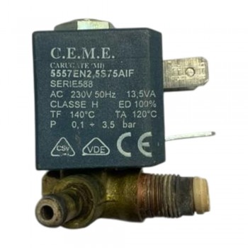 Ηλεκτροβαλβίδα με πηνίο και σώμα CEME 5557EN2,5S75AIF για οικιακές συσκευές