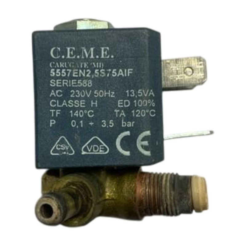 Ηλεκτροβαλβίδα με πηνίο και σώμα CEME 5557EN2,5S75AIF για οικιακές συσκευές