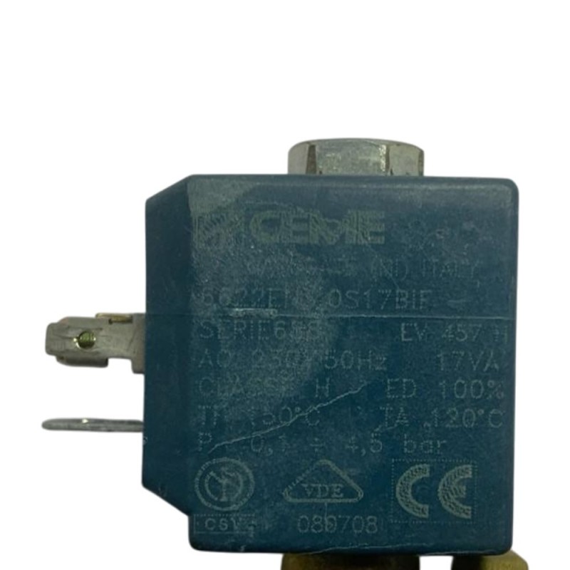 Ηλεκτροβαλβίδα με πηνίο και σώμα CEME 6622EN3 για οικιακές συσκευές