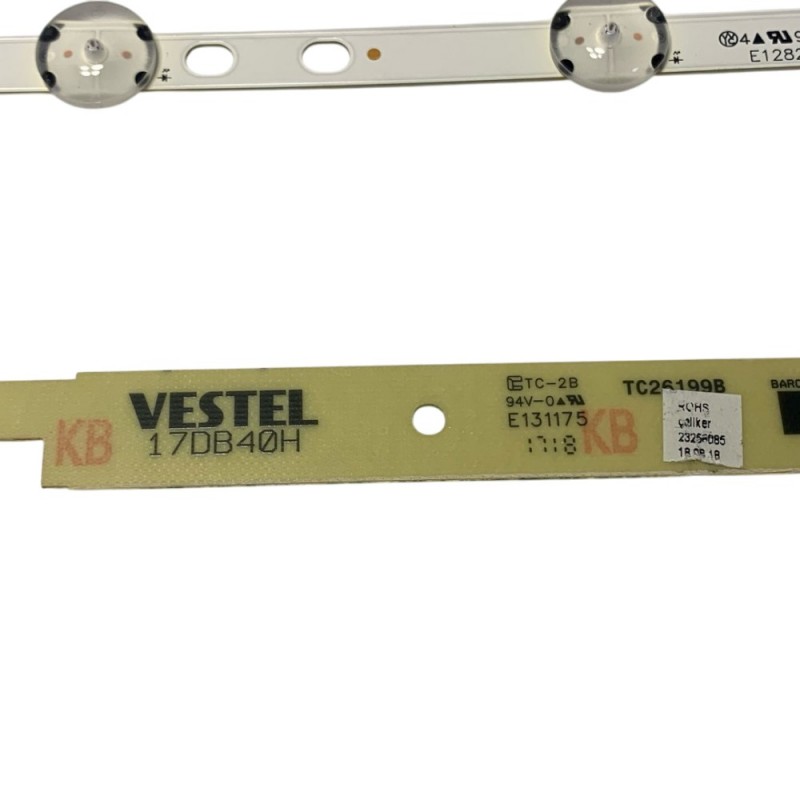 Led οπισθίου φωτισμού E128280 τηλεόρασης και πλακέτα Vestel 17DB40H 