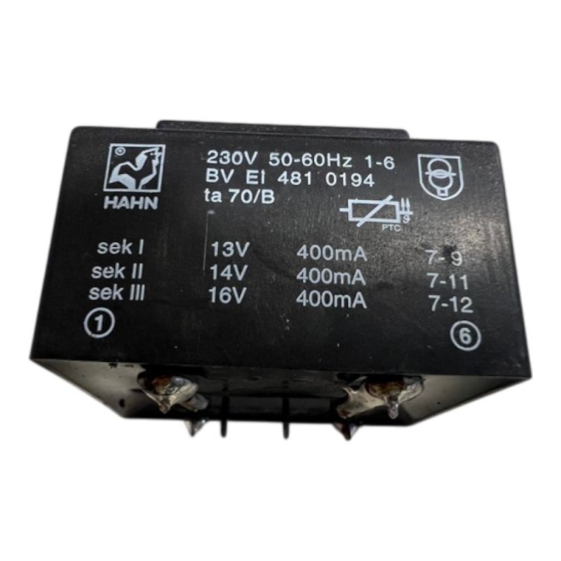 Μετασχηματιστής Πλακέτας HAHN BV EI 481 0194