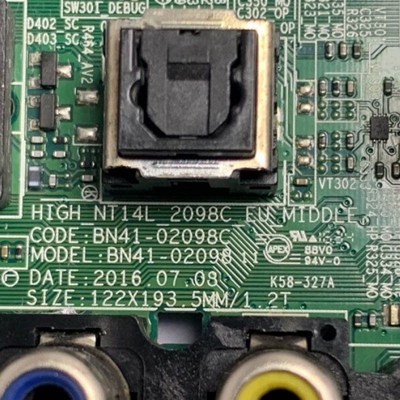 Μητρική πλακέτα BN41-02098 τηλεόρασης SAMSUNG UE40J5100AW