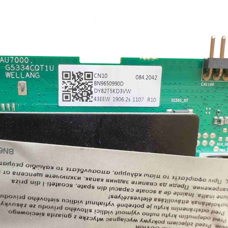 Μητρική πλακέτα BN9650990D-G5334CQT1U τηλεόρασης Samsung UE43AU71712UXXH