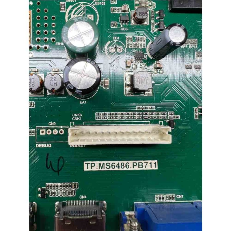 Μητρική πλακέτα TP-MS6486.PB711 τηλεόρασης SHARP LC43CFG6352E