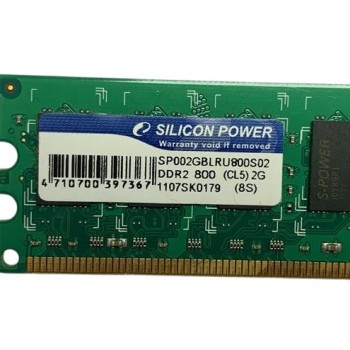 Μνήμη Ram 2GB Silicon SP002GBLRU800S02