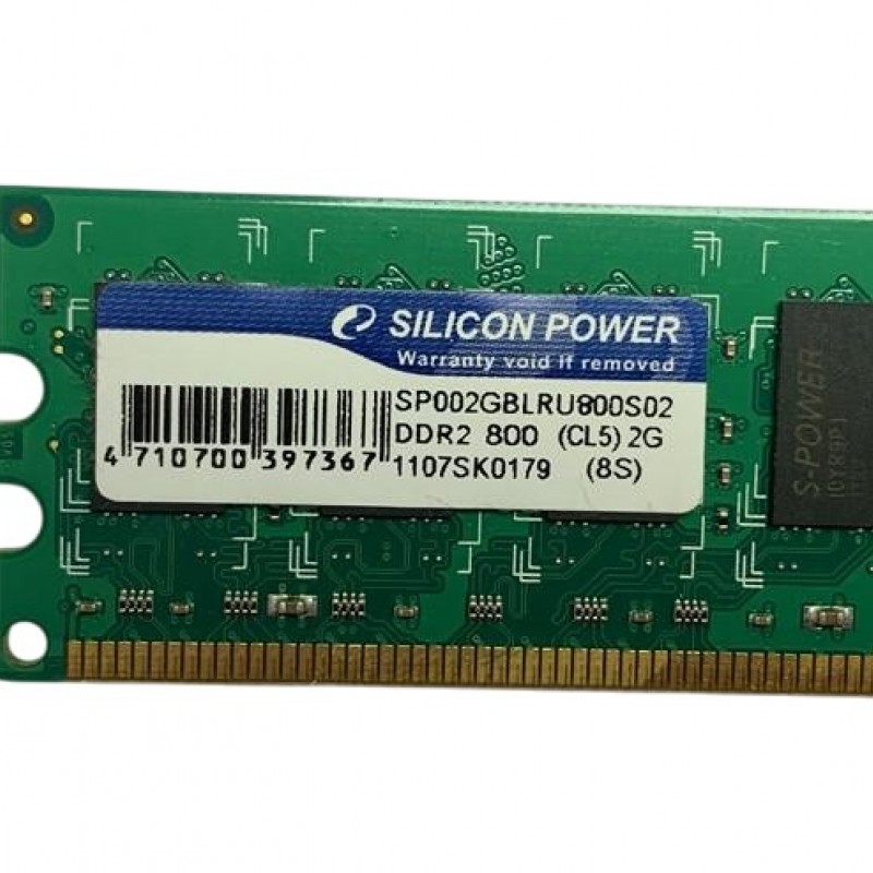Μνήμη Ram 2GB Silicon SP002GBLRU800S02