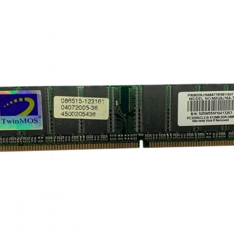 Μνήμη Ram 512MB TwinMOS M2G9J16A-TT