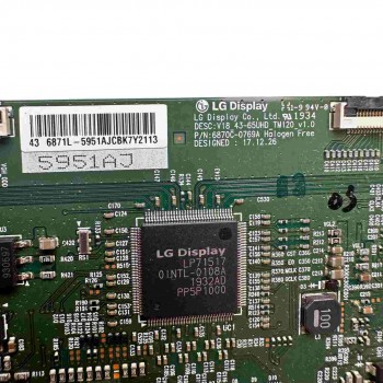 Πλακέτα T-con 6870C-0769A-5951AJ τηλεόρασης Panasonic TX-43FX550E