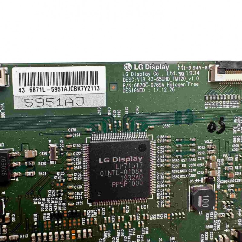 Πλακέτα T-con 6870C-0769A-5951AJ τηλεόρασης Panasonic TX-43FX550E