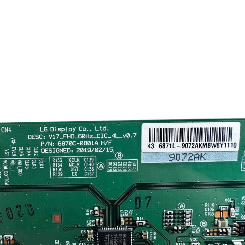 Πλακέτα T-con 6870C-0801A Τηλεόρασης Blaupunkt BS43F2012NEB