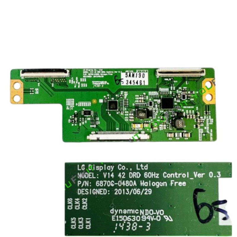 Πλακέτα T-con V1442DRD-1 τηλεόρασης Lg 42LB5500-ZA