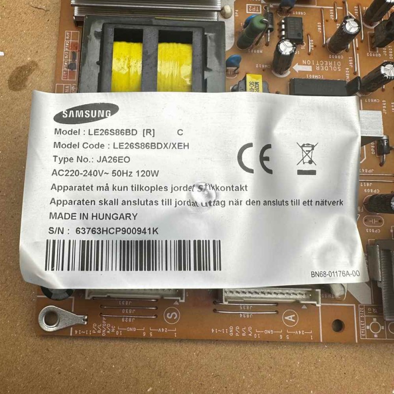 Πλακέτα τροφοδοσίας BN44-00191A Samsung  lLE26S86BDX