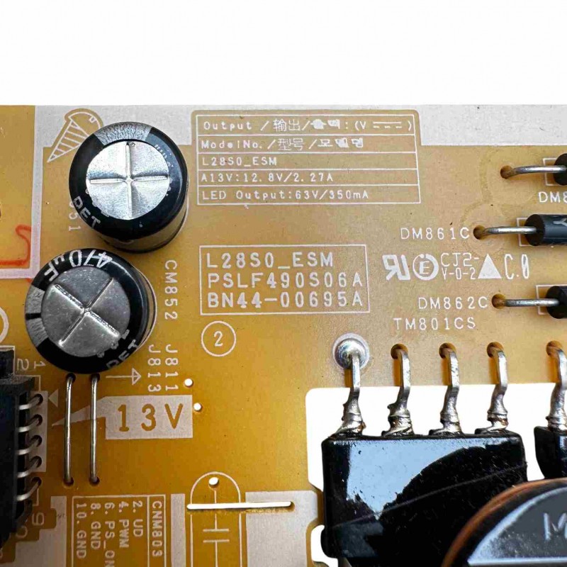 Πλακέτα τροφοδοσίας BN44-00695A, PSLF490S06A τηλεόρασης Samsung T28E310EW