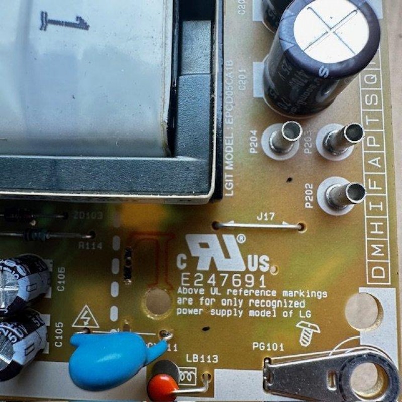 Πλακέτα τροφοδοσίας EΑΧ69091402(1.0) τηλεόρασης Lg 32LM550BPLB