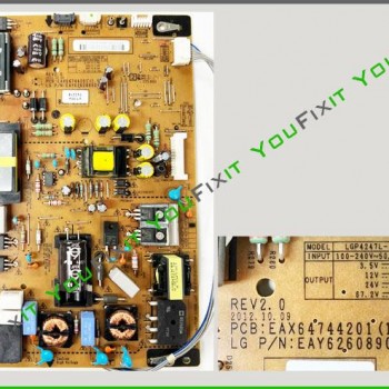 Πλακέτα Τροφοδοσίας EAX64744201 Τηλεόρασης LG 42LM670S ZA