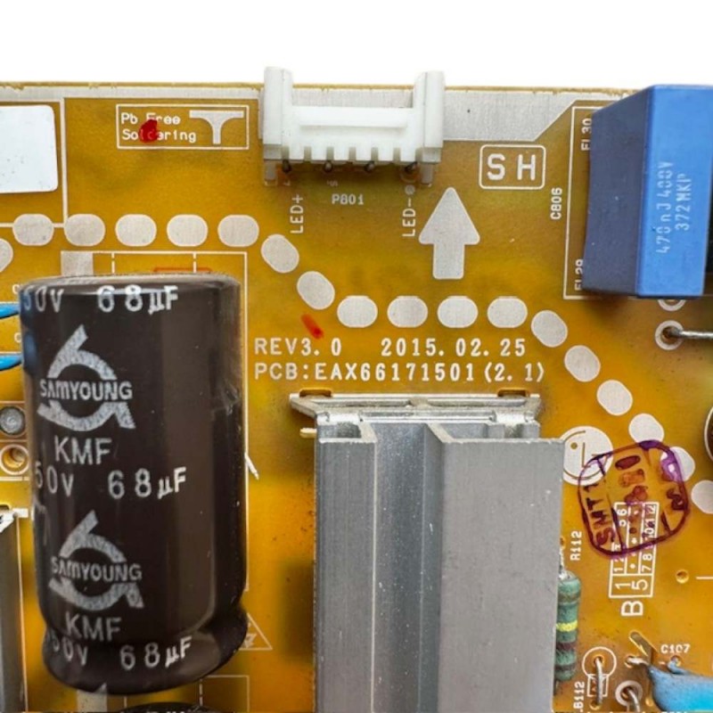 Πλακέτα Τροφοδοσίας EAX66171501(2.1) Τηλεόρασης LG 32LF561V