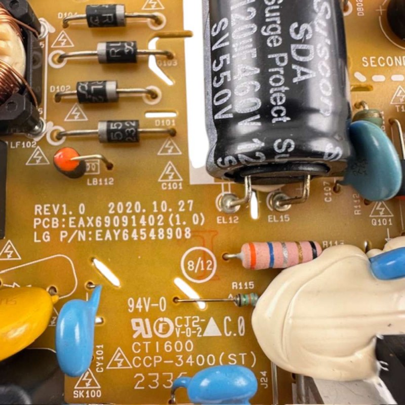 Πλακέτα Τροφοδοσίας EAX69091402 Τηλεόρασης LG 32LQ630B6LA